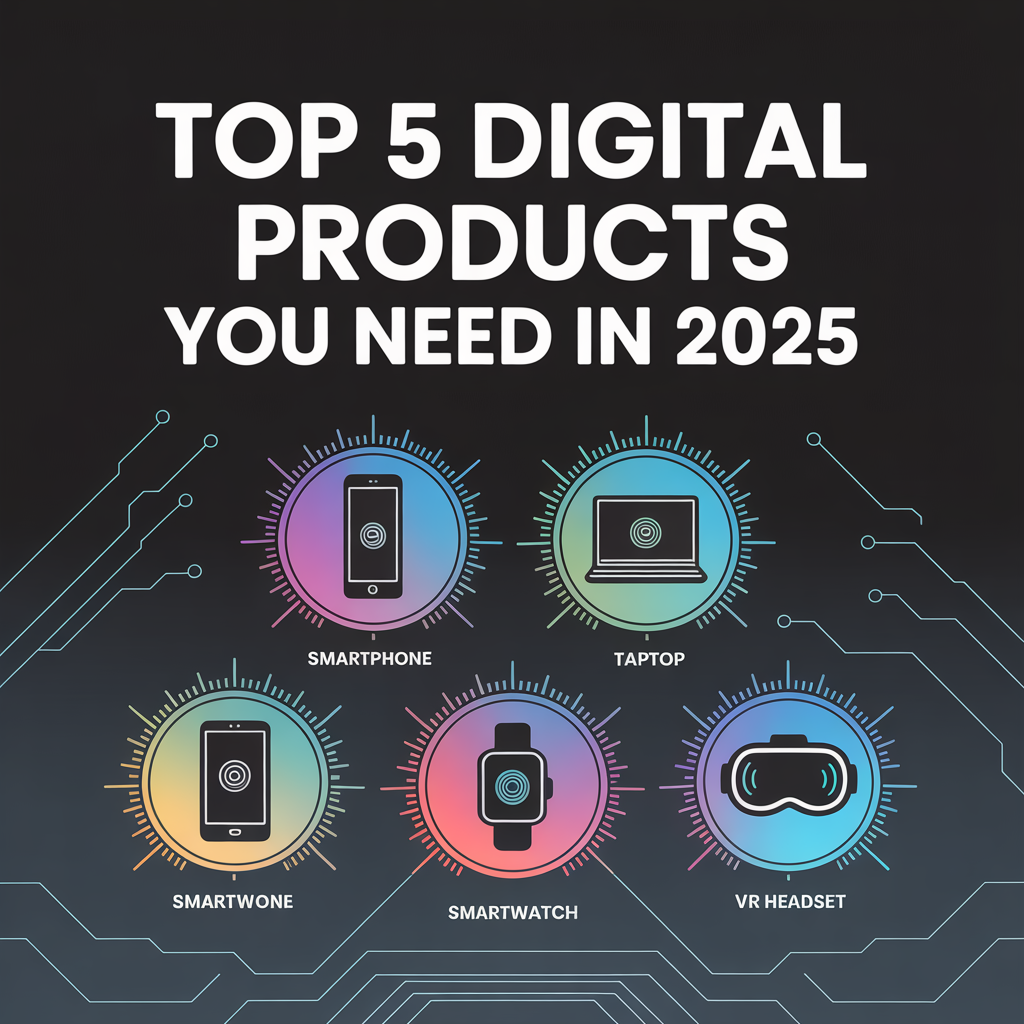 Top 5 Digital Products You Need in 2025