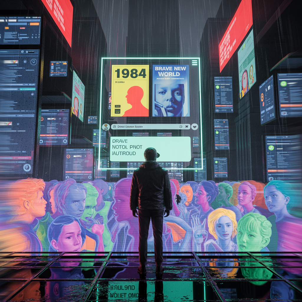 Digital Classics: Why “1984” and “Brave New World” Still Matter Online