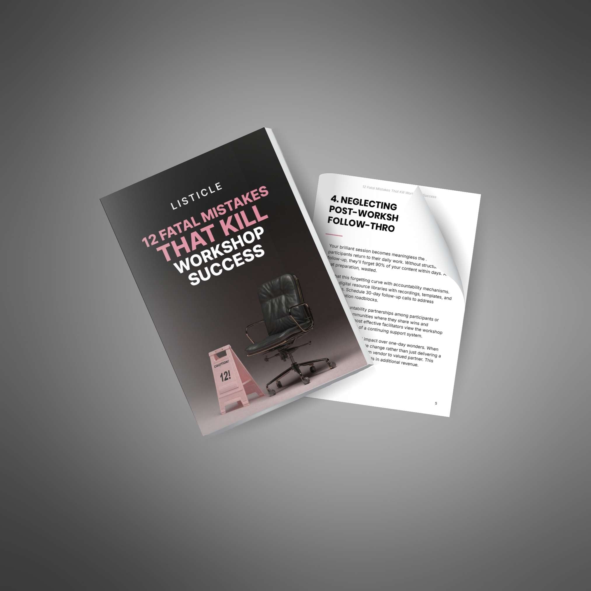 12 Fatal Mistakes That Kill Workshop Success