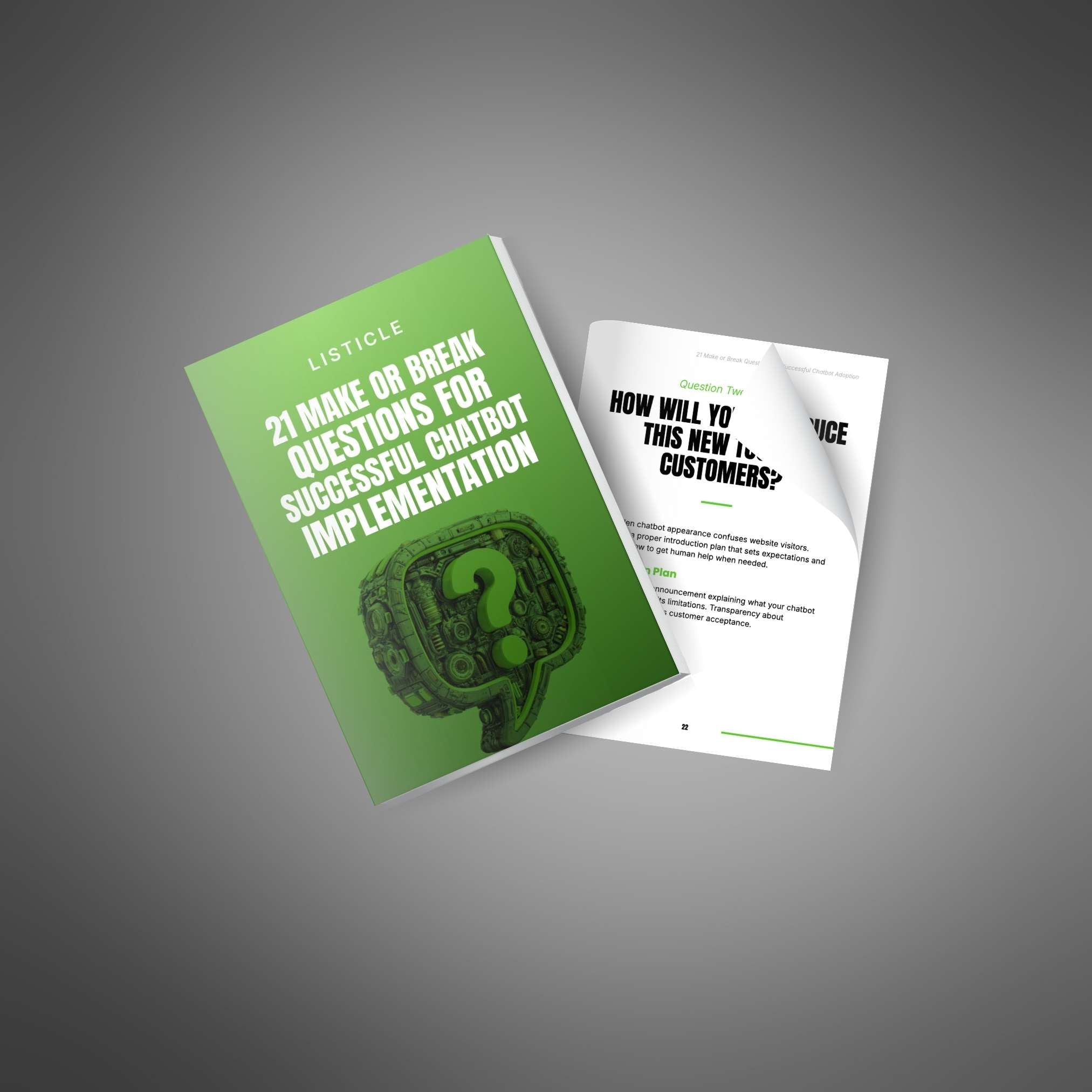 21 Make or Break Questions for Successful Chatbot Adoption