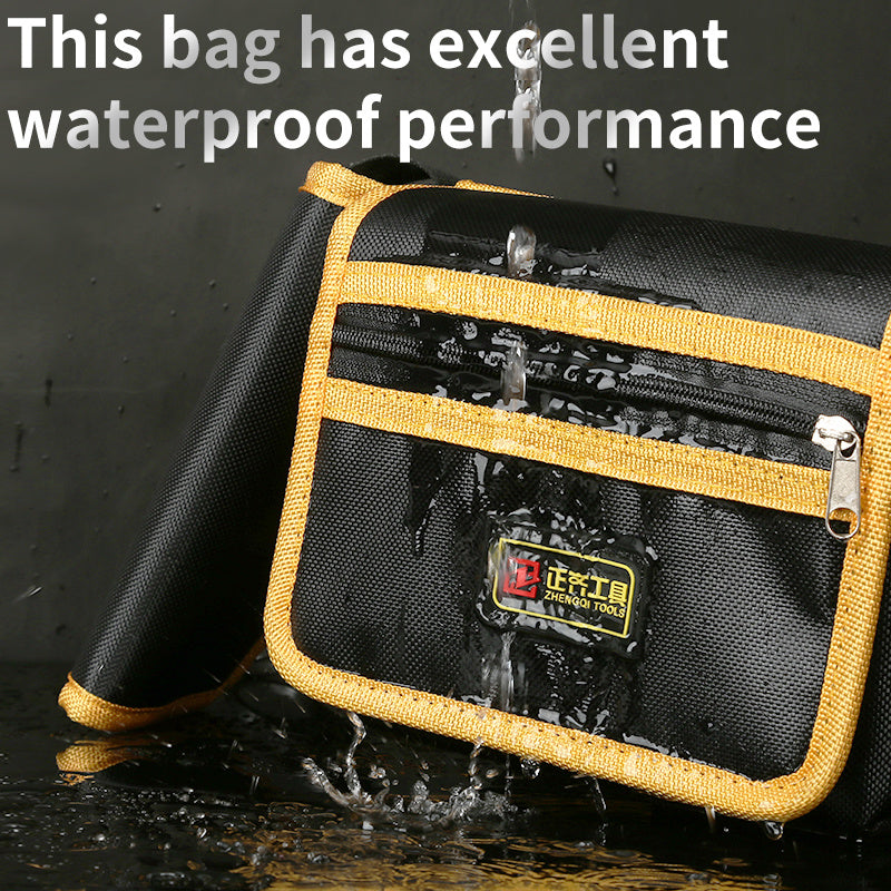 Electrician Tool Kit Special Portable Small Waist Bag Canvas Sturdy And Durable Waist Bag Belt Multi-function Storage And Repair Bag