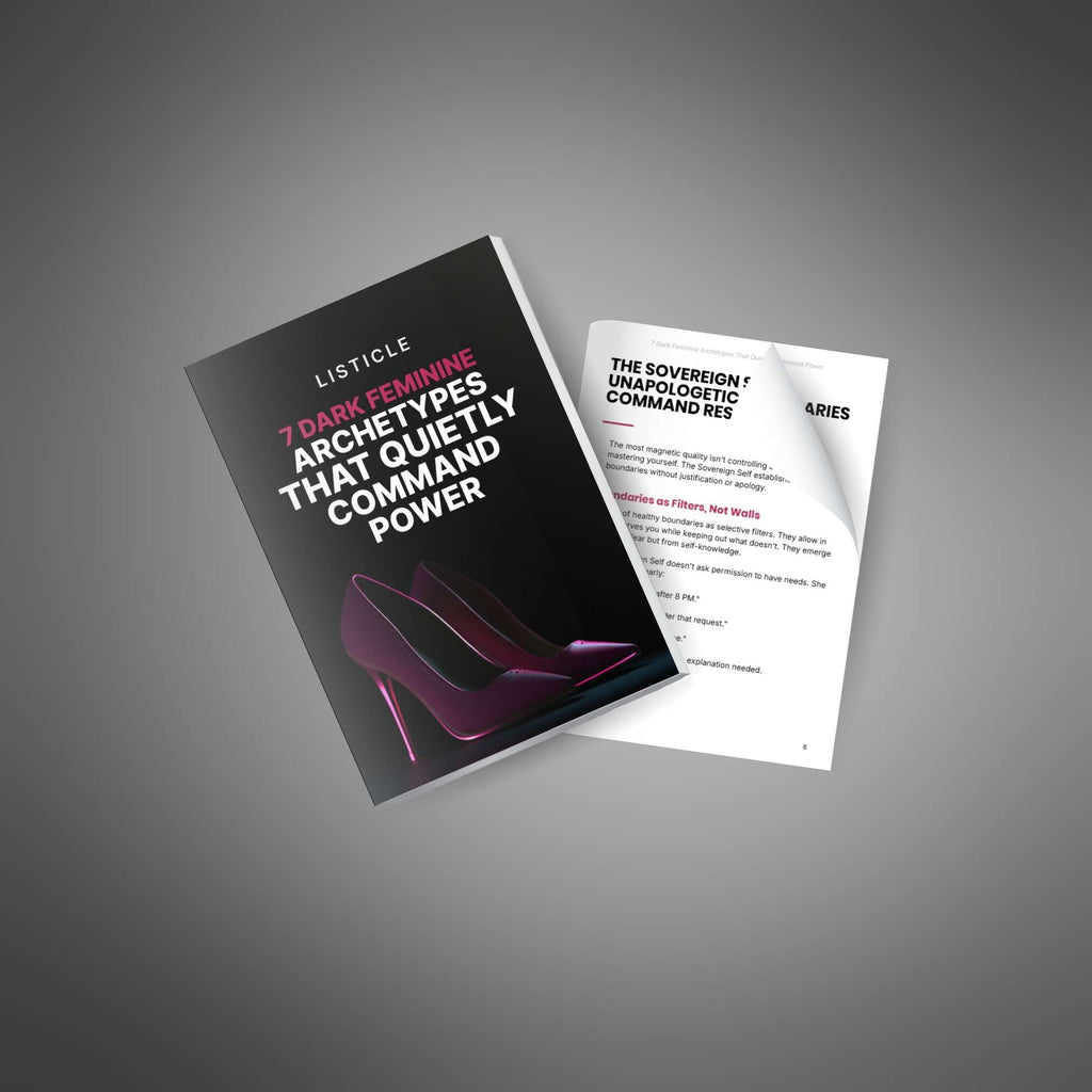 7 Dark Feminine Archetypes That Quietly Command Power