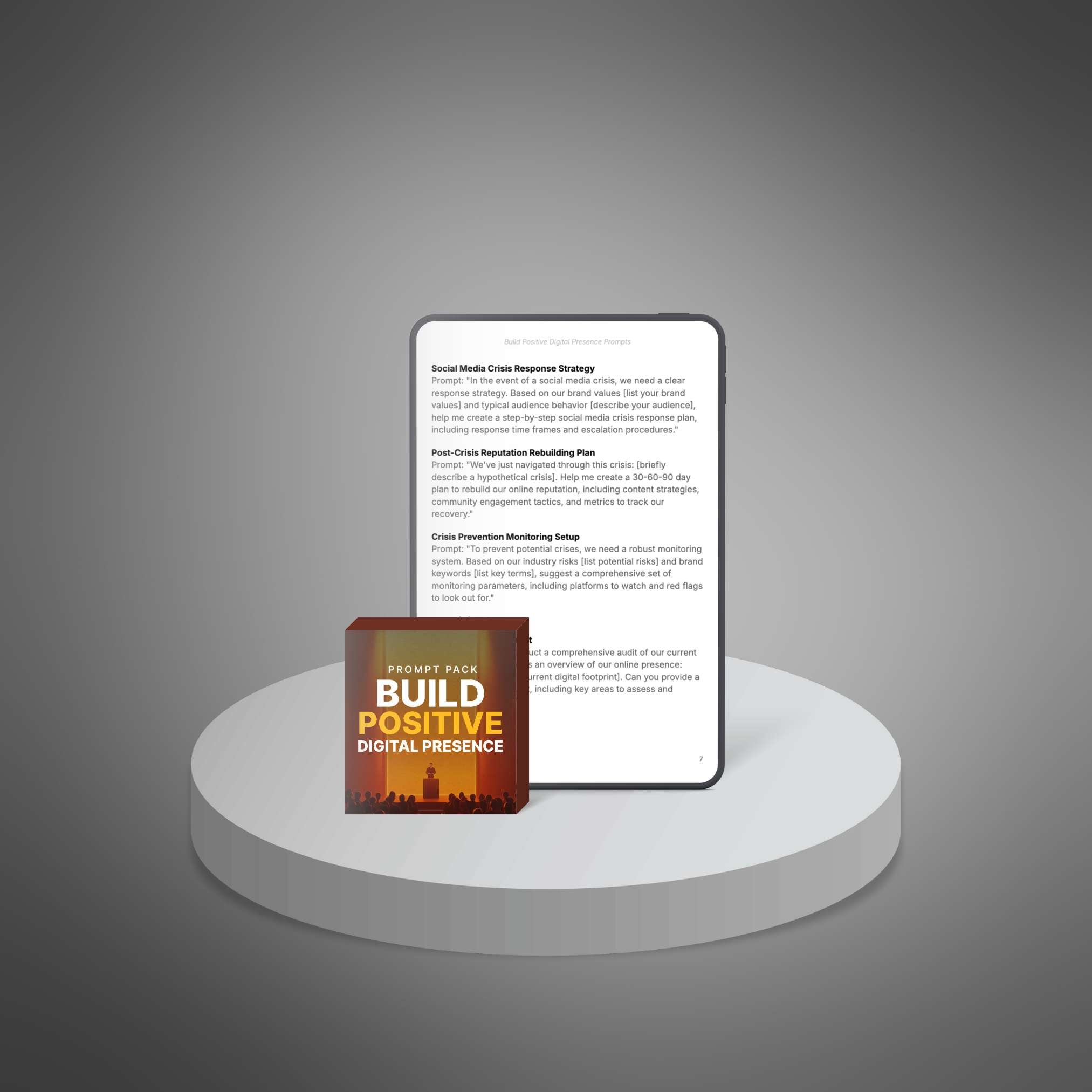 Build Positive Digital Presence - Prompts