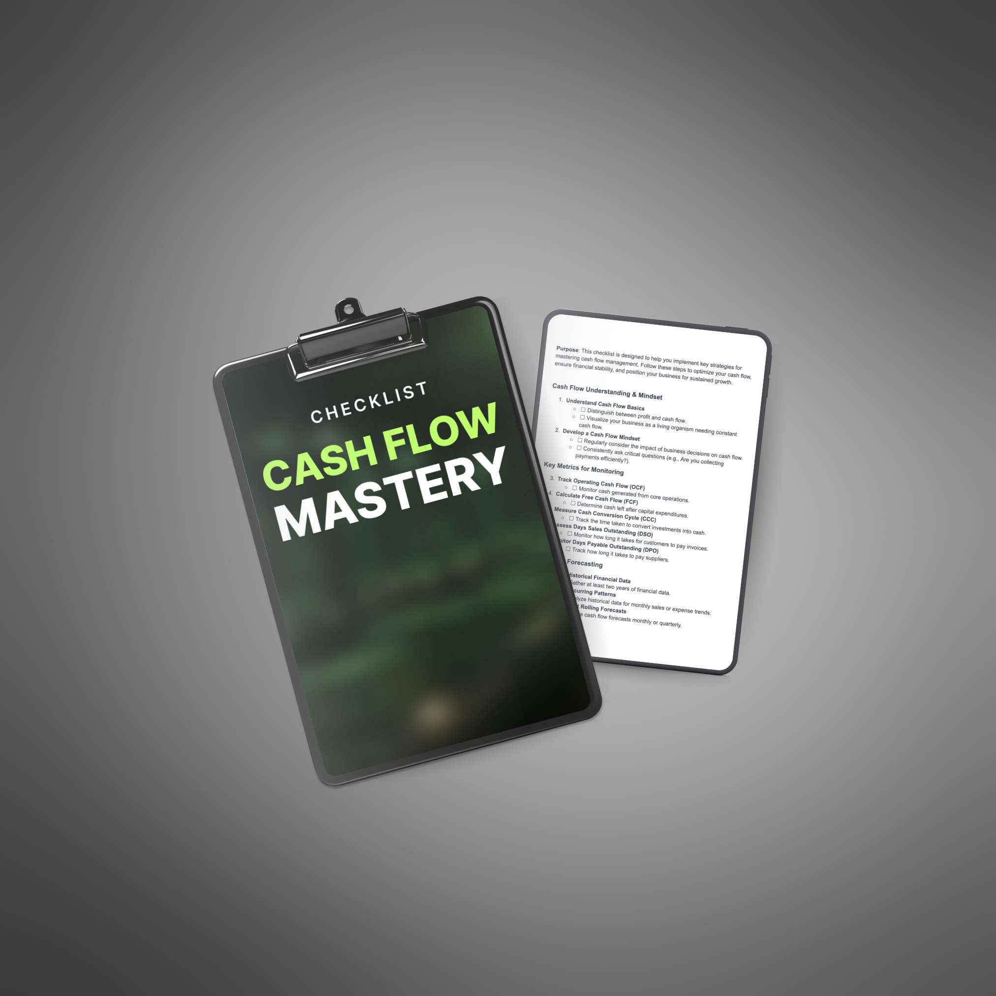 Cash Flow Mastery - Checklist