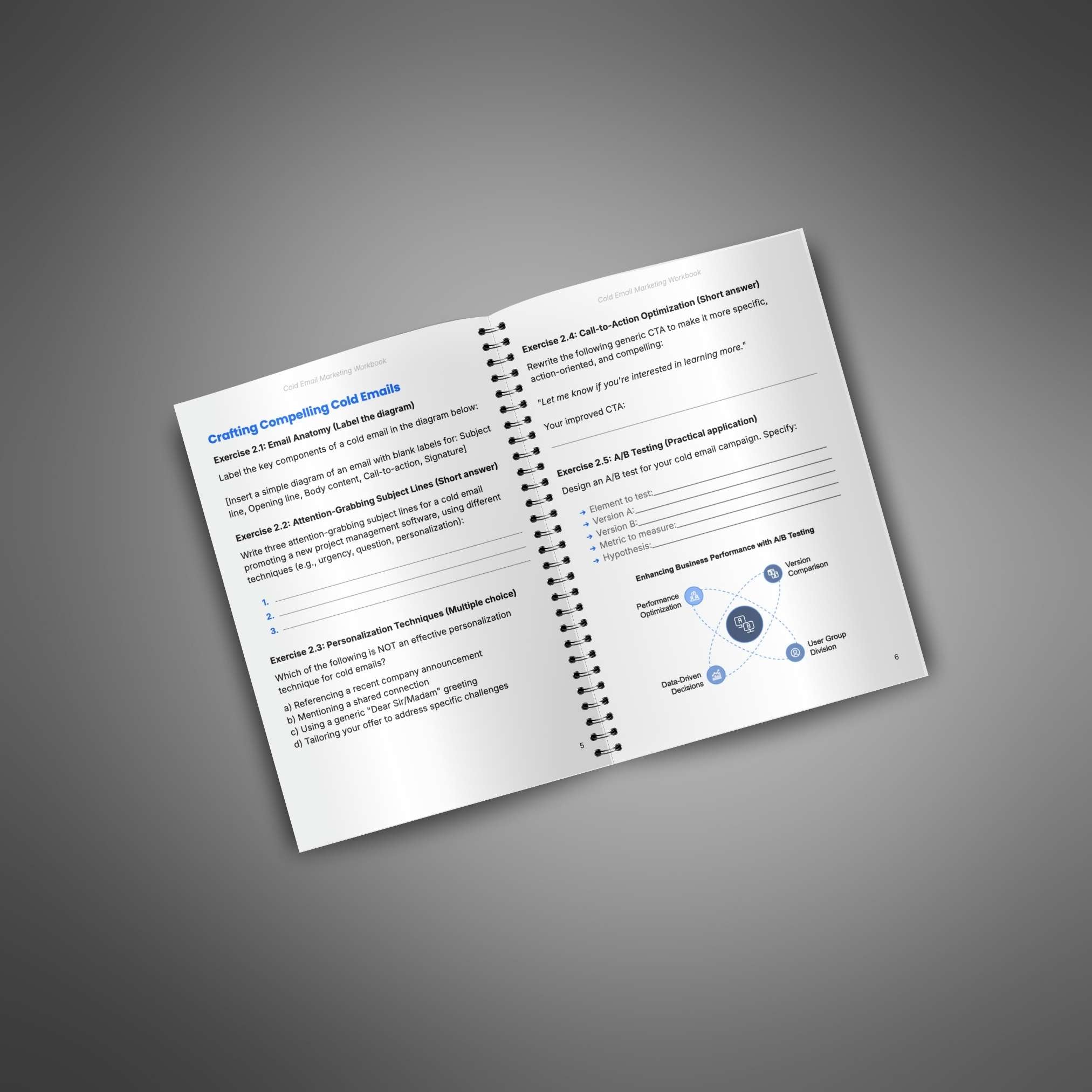 Cold Email Marketing – Workbook