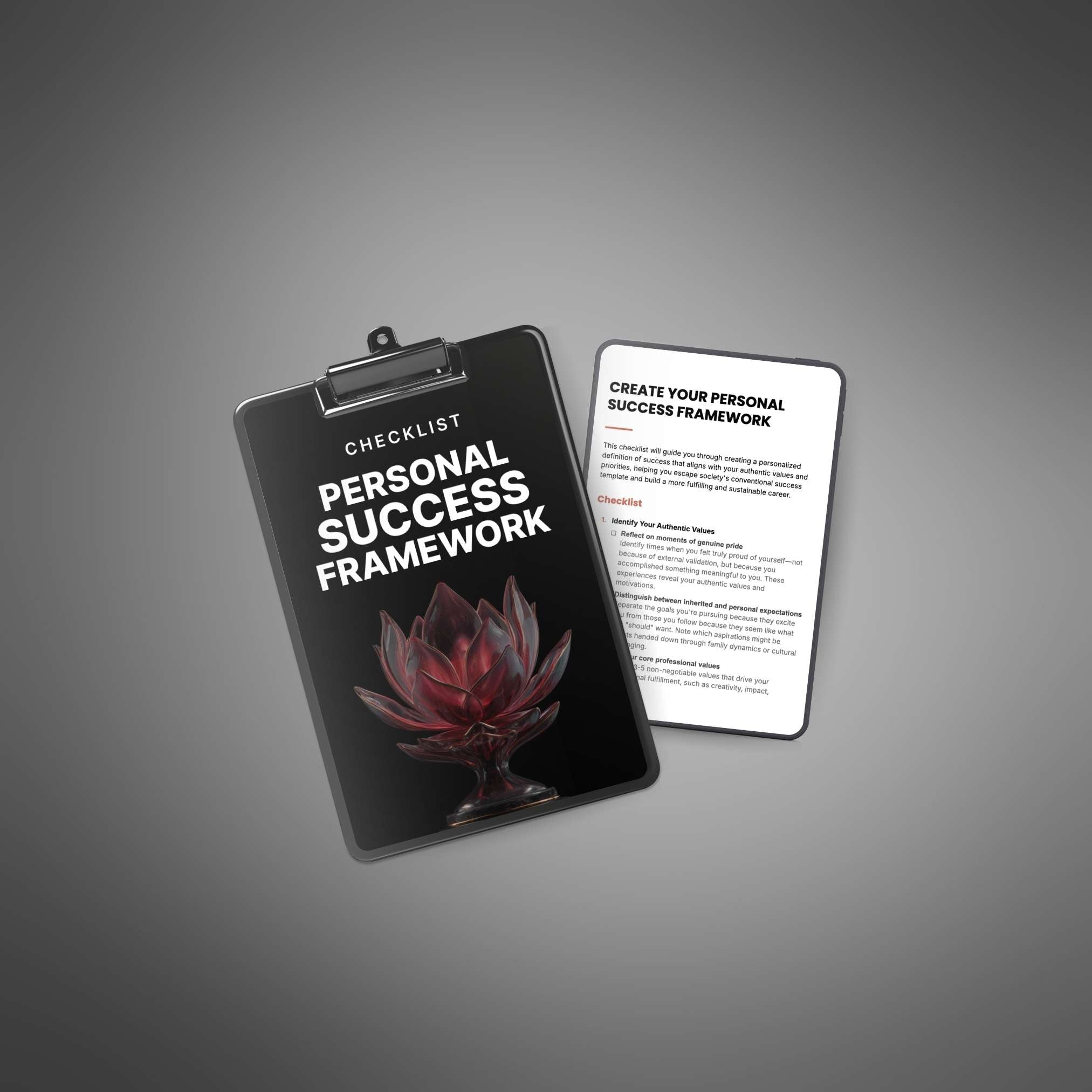 Create Your Personal Success Framework