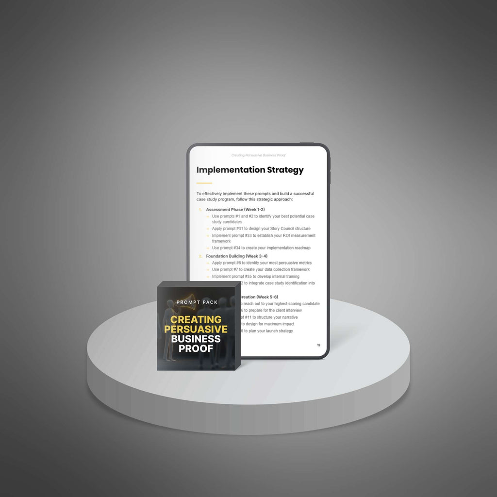 Creating Persuasive Business Proof