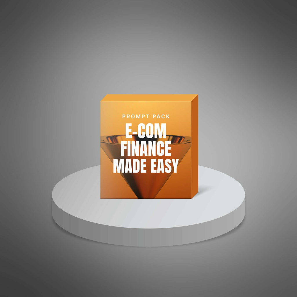 E-Commerce Finance Made Easy