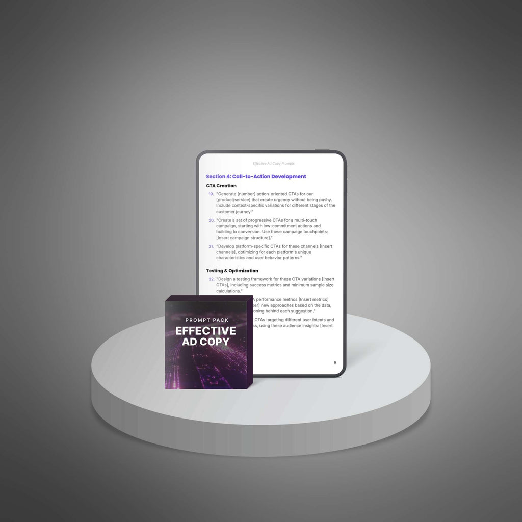 Effective Ad Copy Prompts