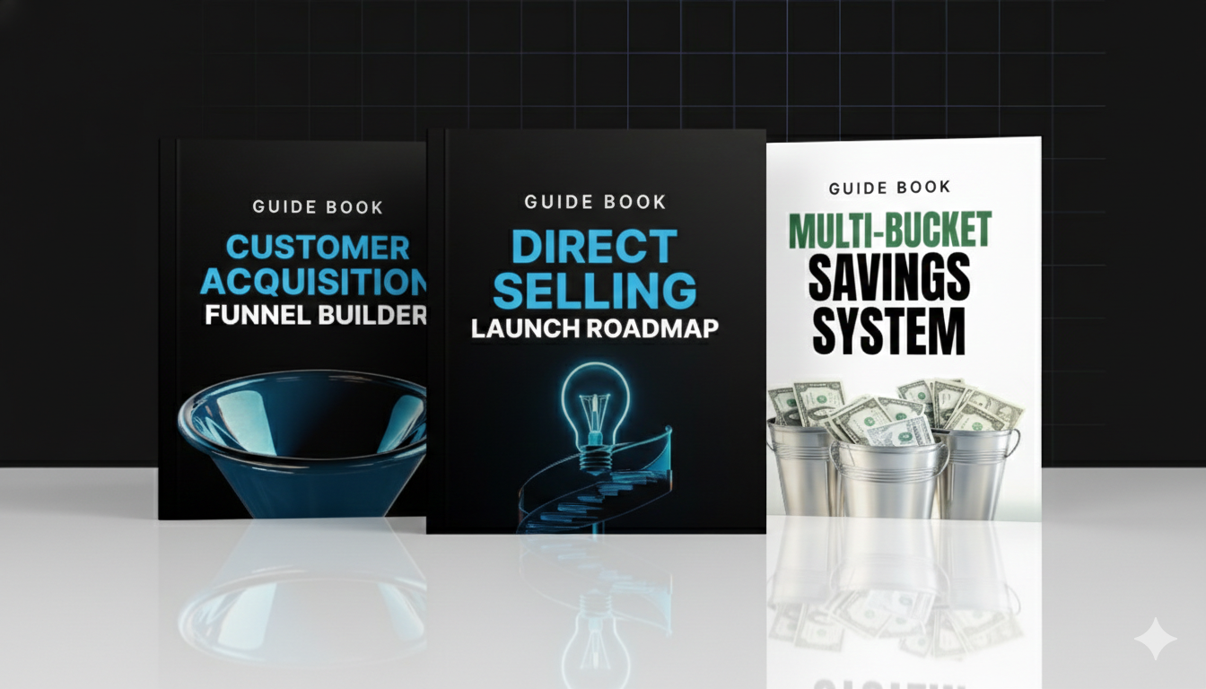 90-Day Business Roadmap, Customer Acquisition Funnel & Multi-Bucket Savings System