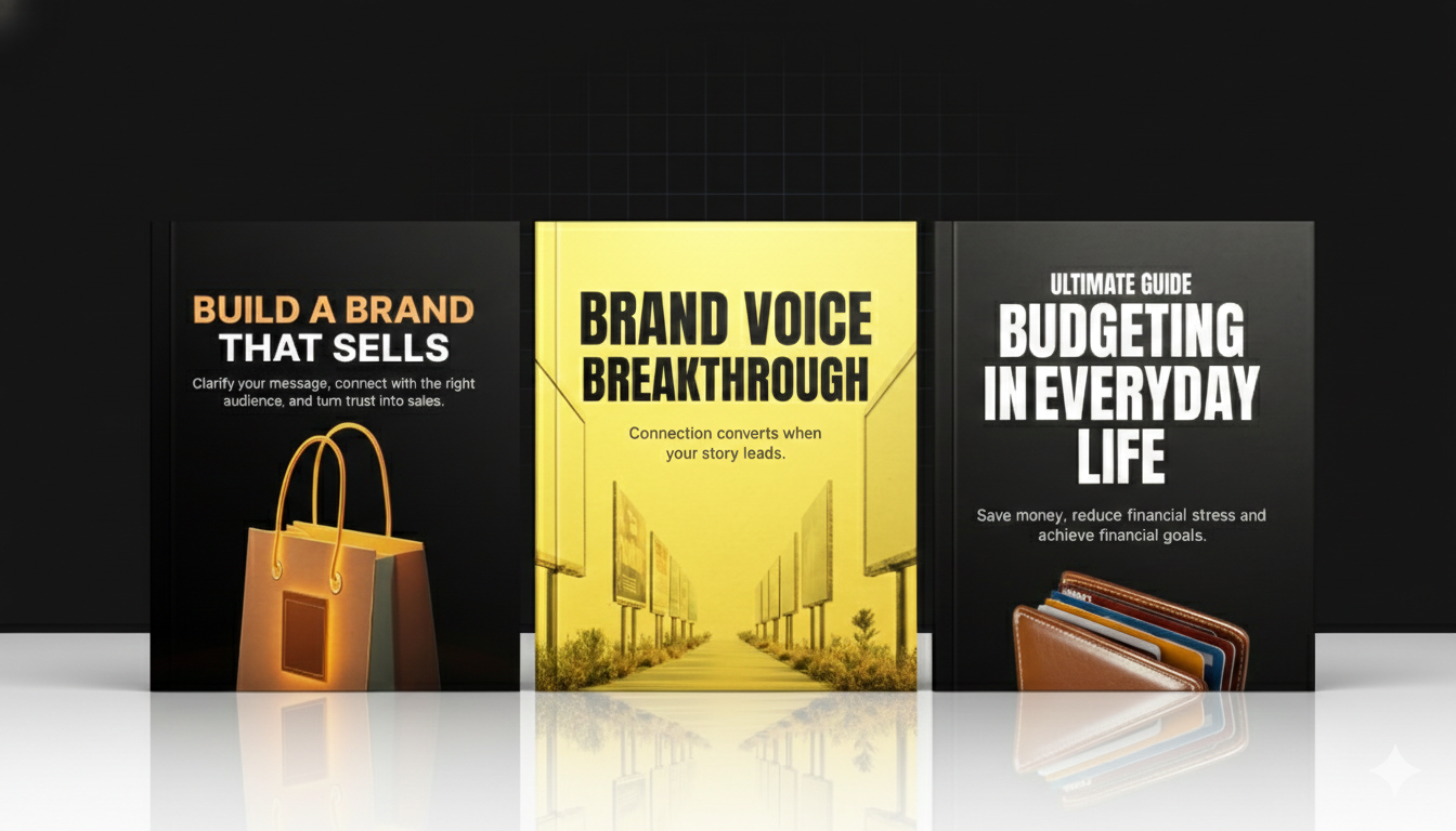 Master Real-Life Budgeting, Find Your Authentic Voice & Build a Brand That Sells