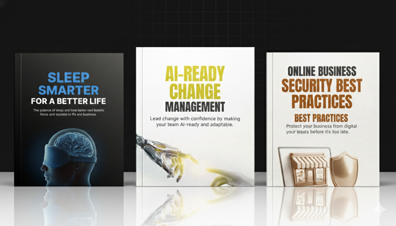 Sleep Smarter, Lead AI Transitions Confidently & Protect Your Online Business