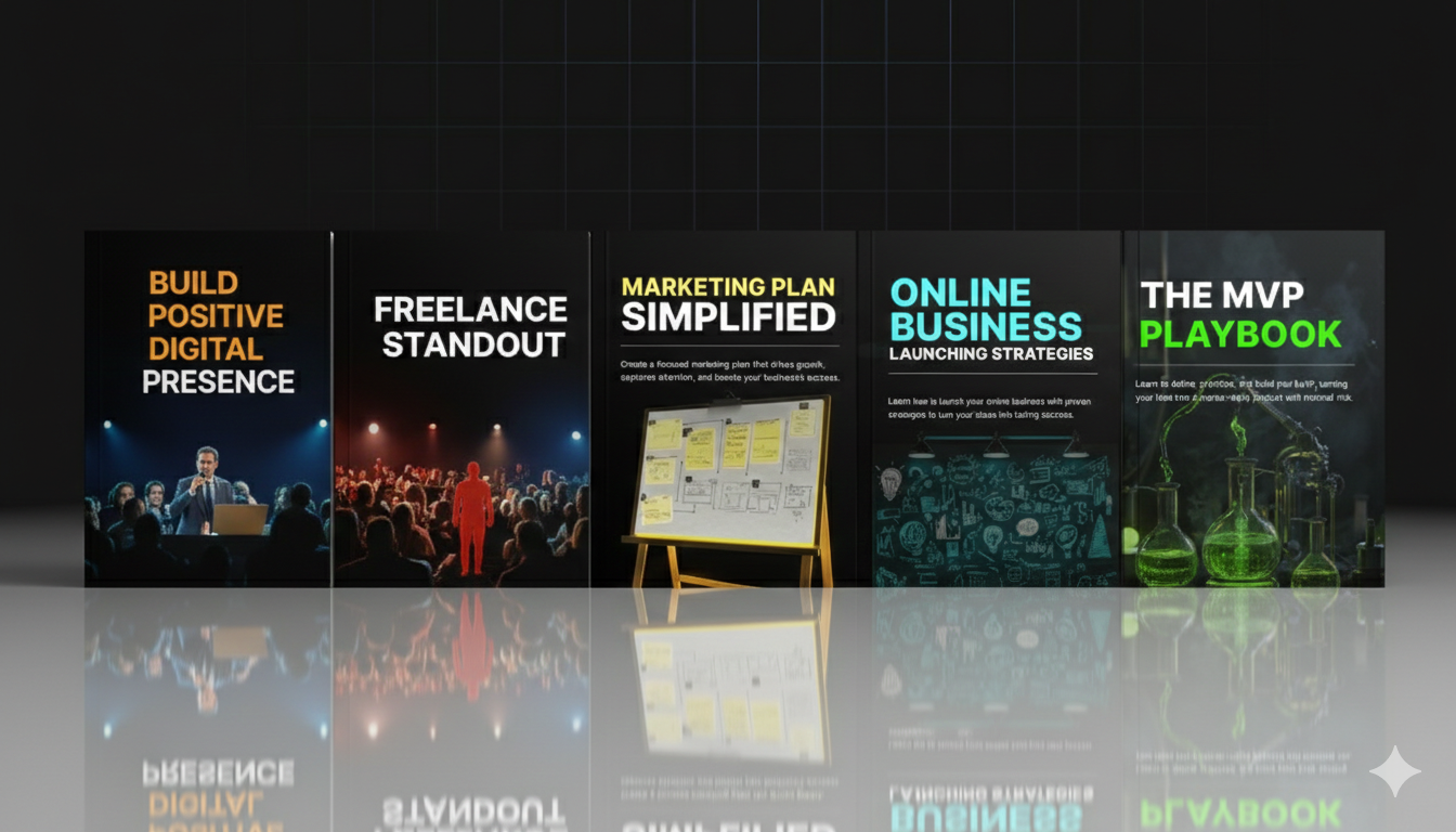 Create a Focused Marketing Plan, Build & Launch Your MVP, Stand Out as a Freelancer & Build a Positive Digital Presence