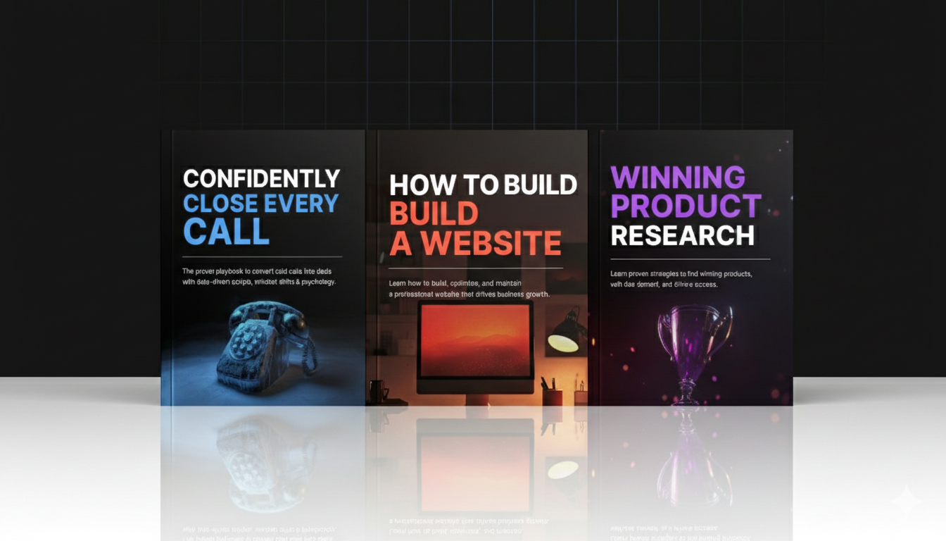 Build Your Site, Close Calls Confidently & Find Products That Sell