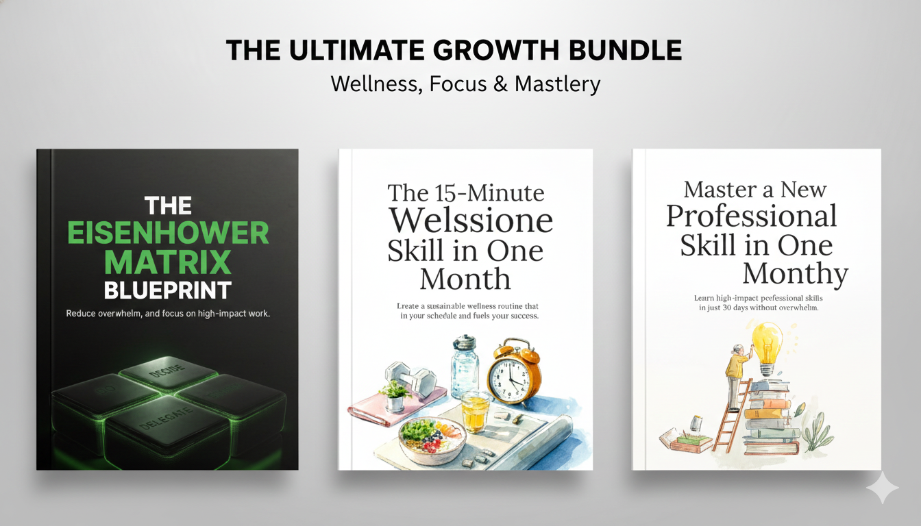 Master Skills, Prioritize Smartly & Build Daily Wellness Habits