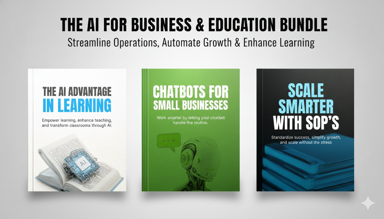 Chatbots for Leads, AI for Teaching & SOPs for Scaling
