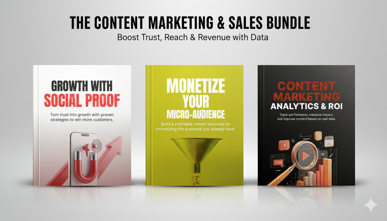 Monetize Small Followings, Prove Content ROI & Leverage Social Proof