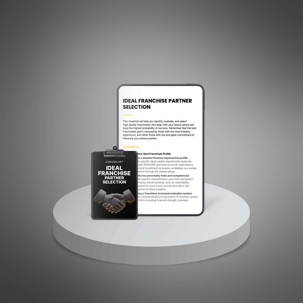 Developing Replicable Franchise Operations