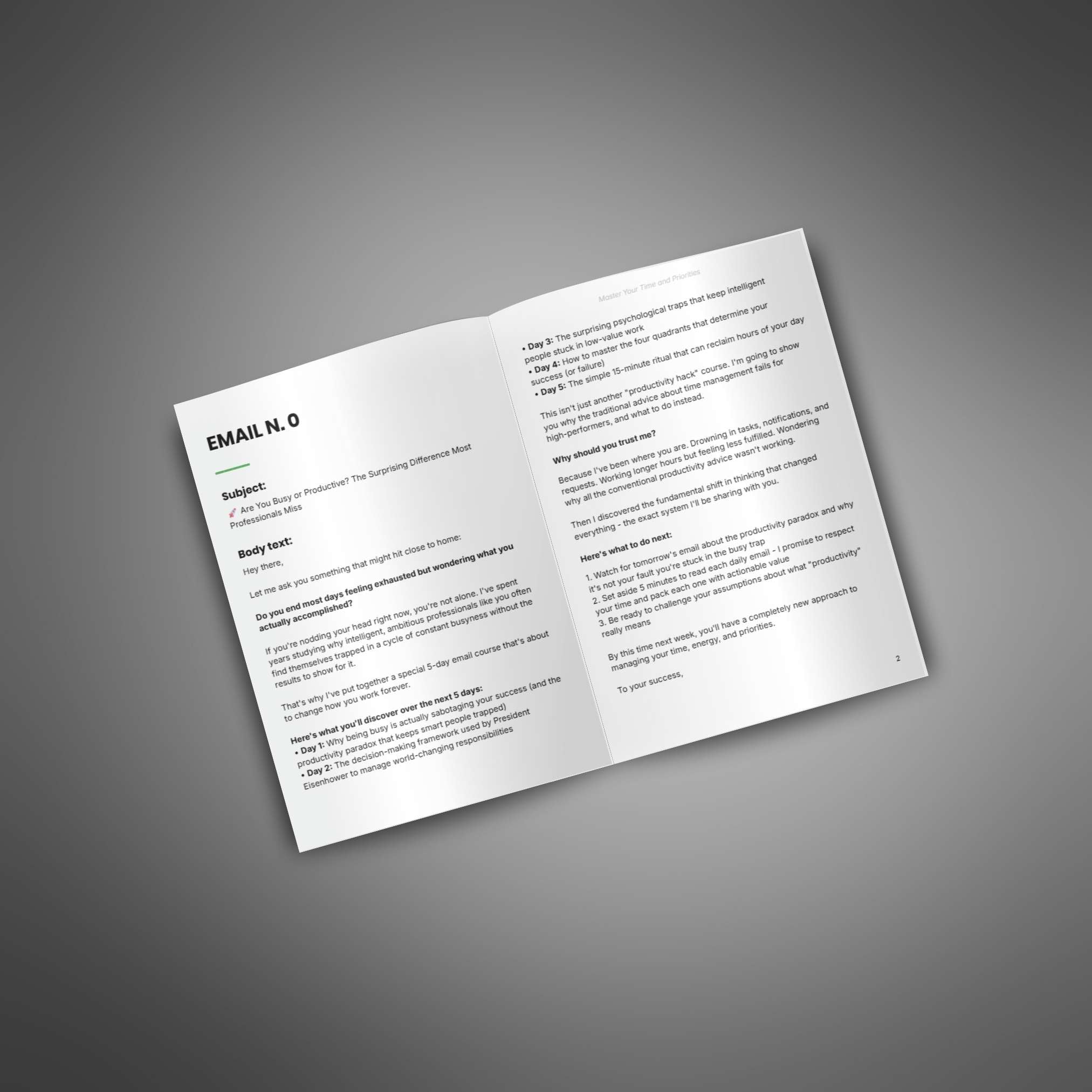 Master Your Time and Priorities