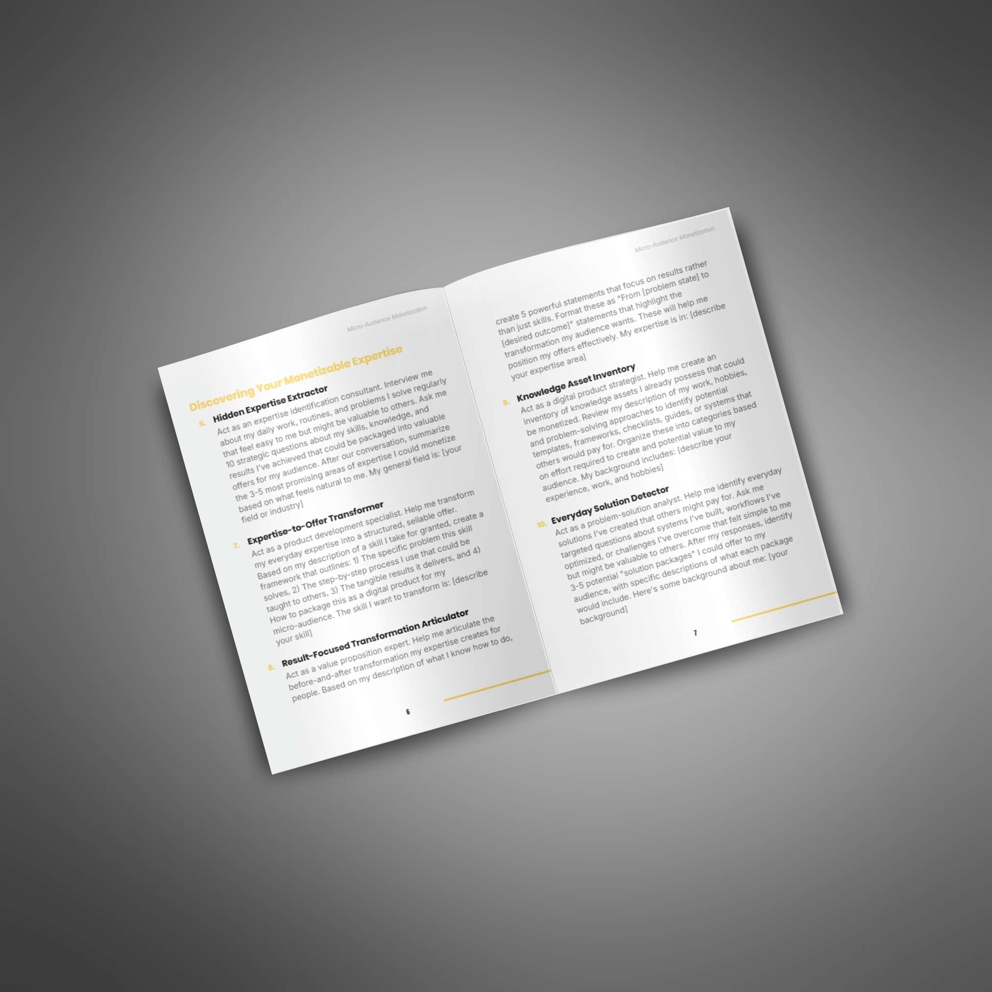 The Micro-Offer Method