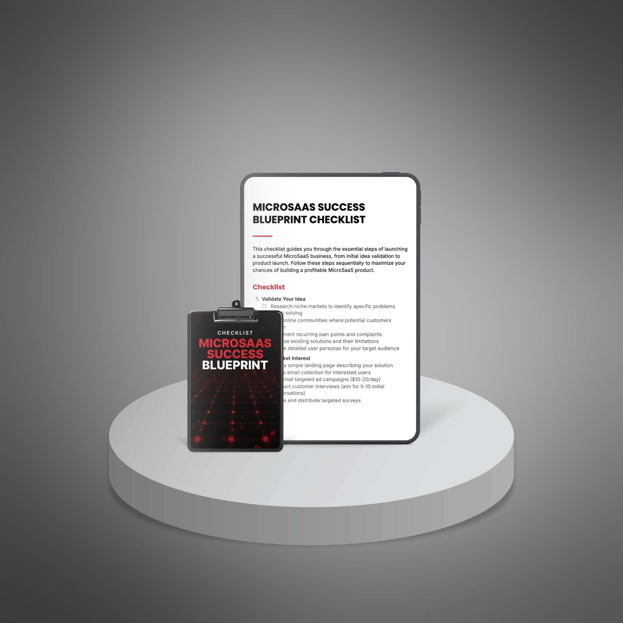 MicroSaaS Success Blueprint - Checklist
