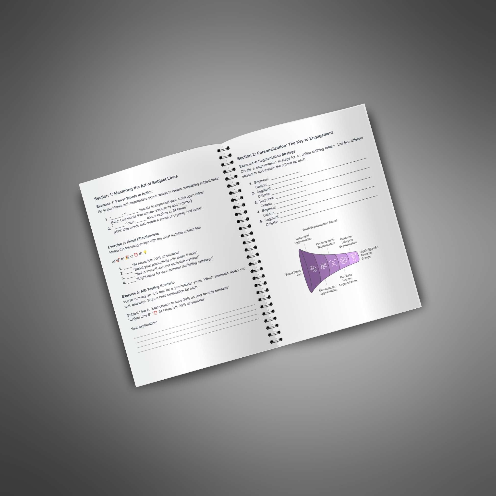 Optimizing Email Open Rates – Workbook