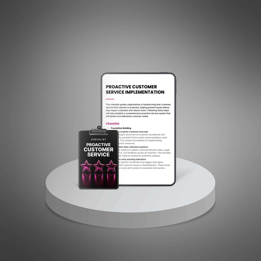 Proactive Customer Service Implementation