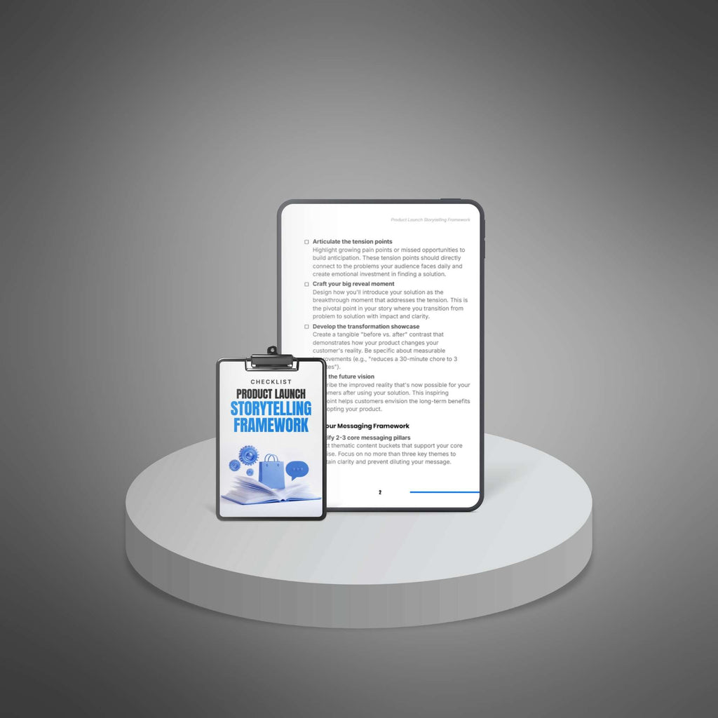 Product Launch Storytelling Framework