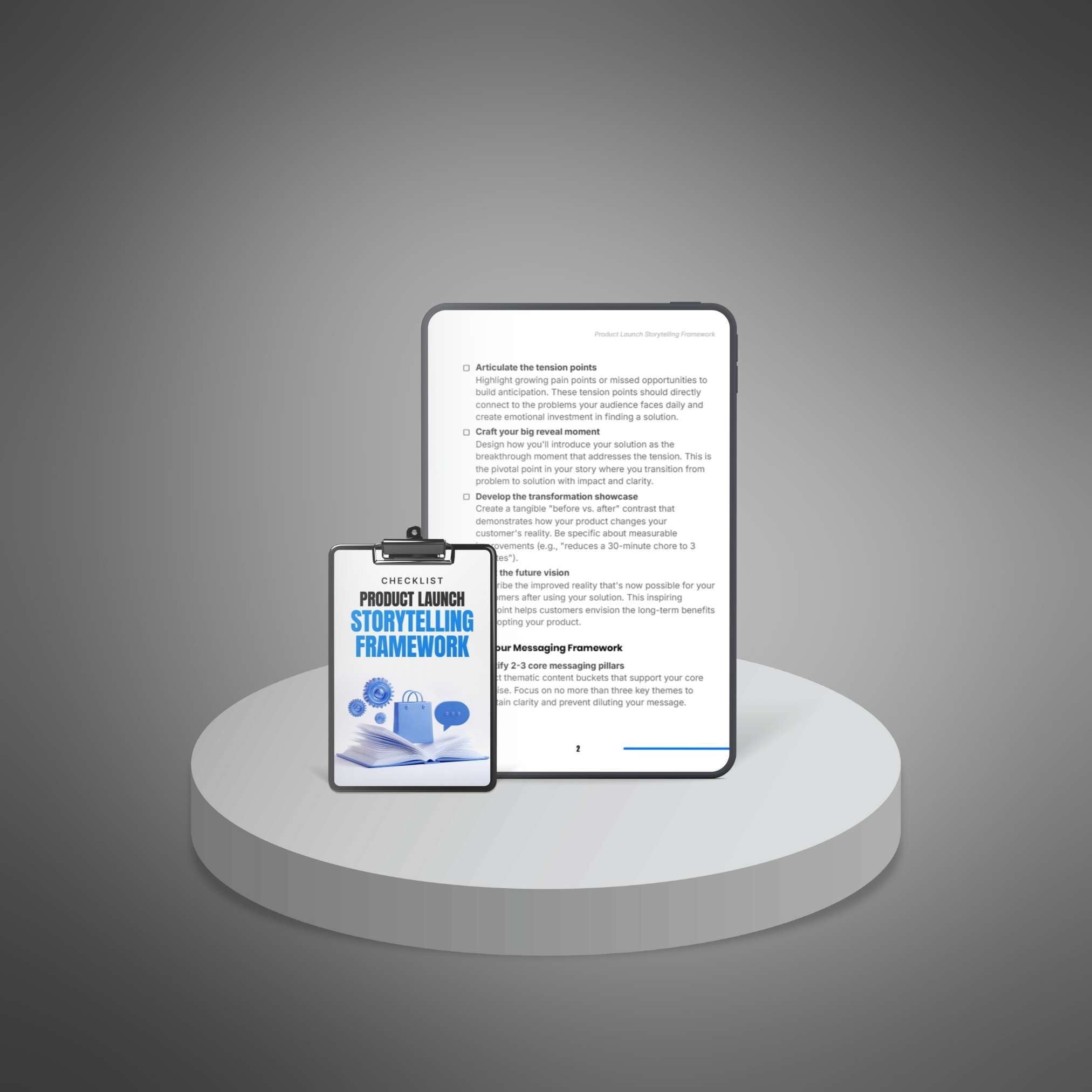 Product Launch Storytelling Framework