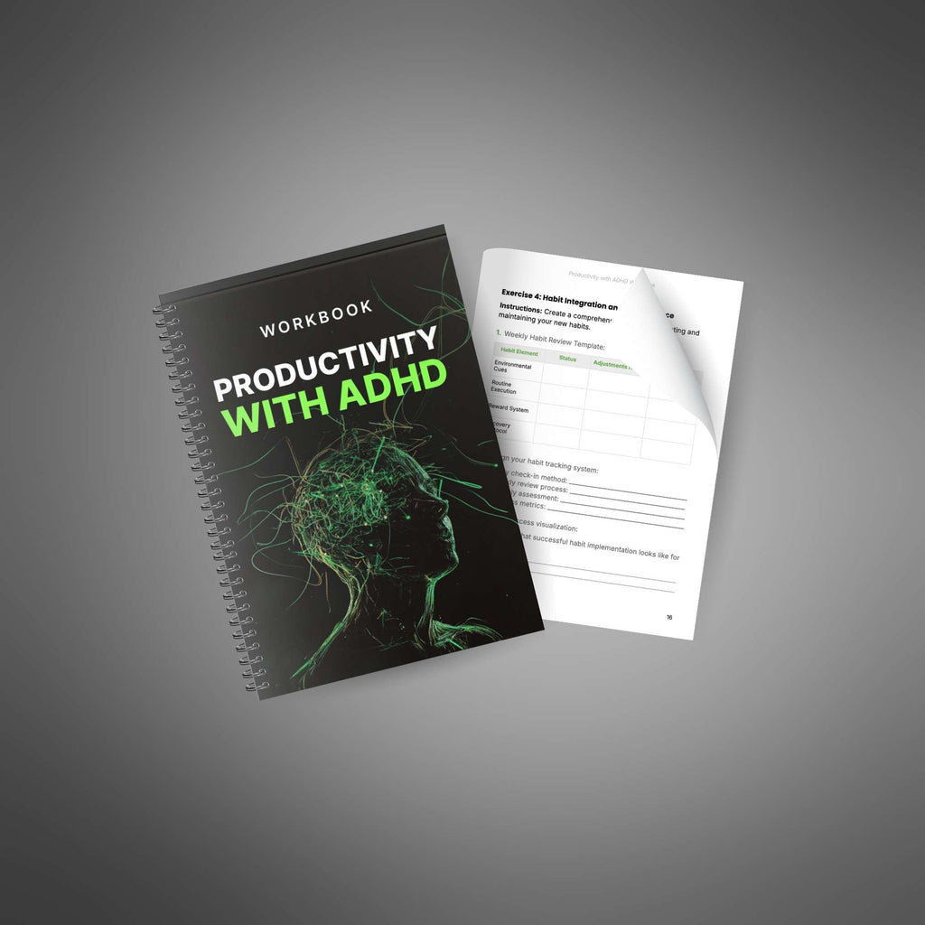 Focus in Motion: A Productivity Workbook for ADHD Minds