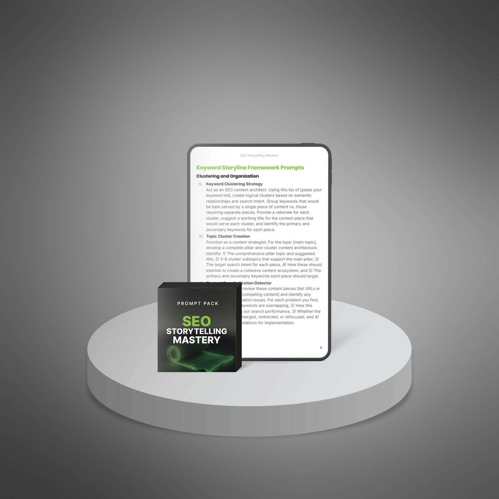 SEO Storytelling Mastery