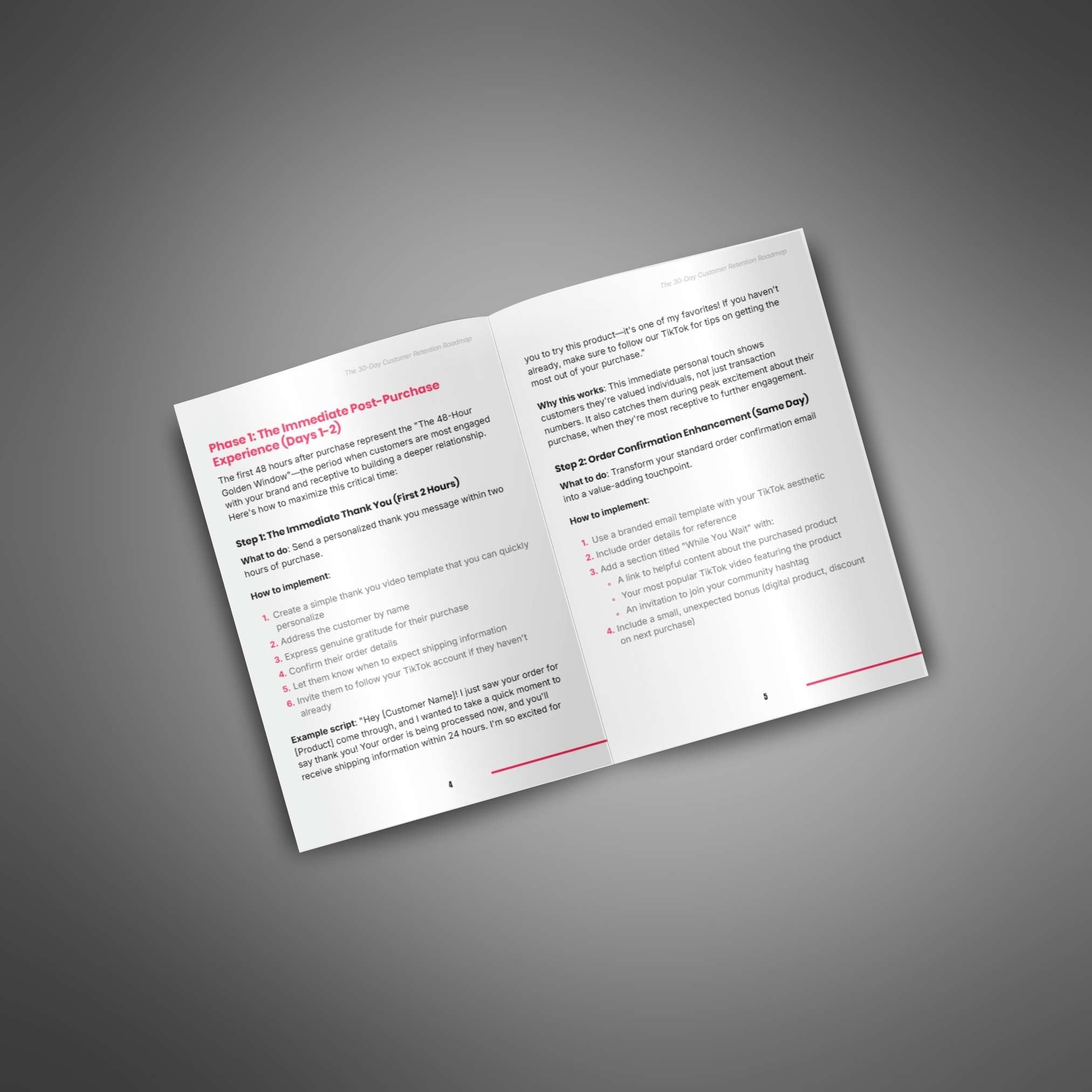 The 30-Day Customer Retention Roadmap