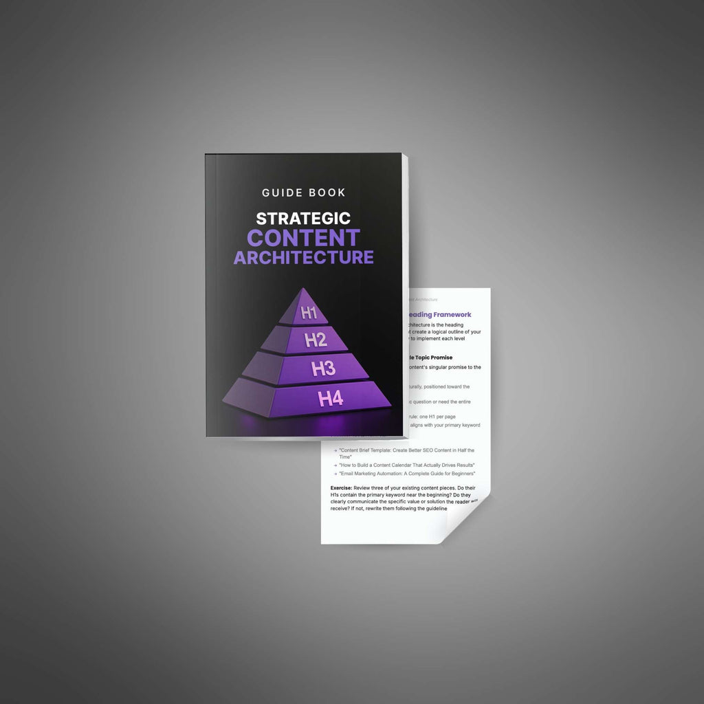 The Strategic Content Architecture