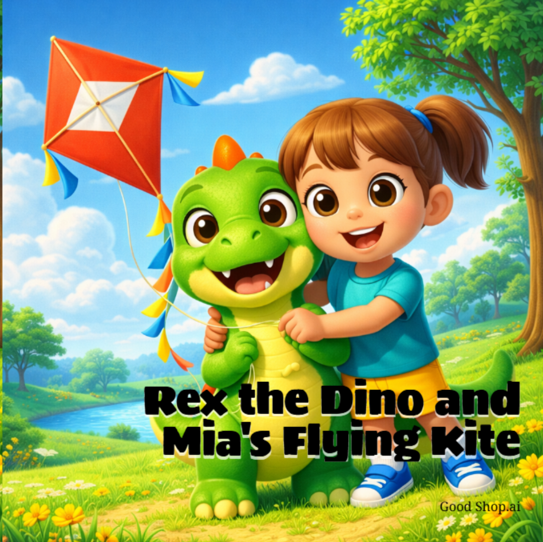 Rex the Dino and Mia's Flying Kite