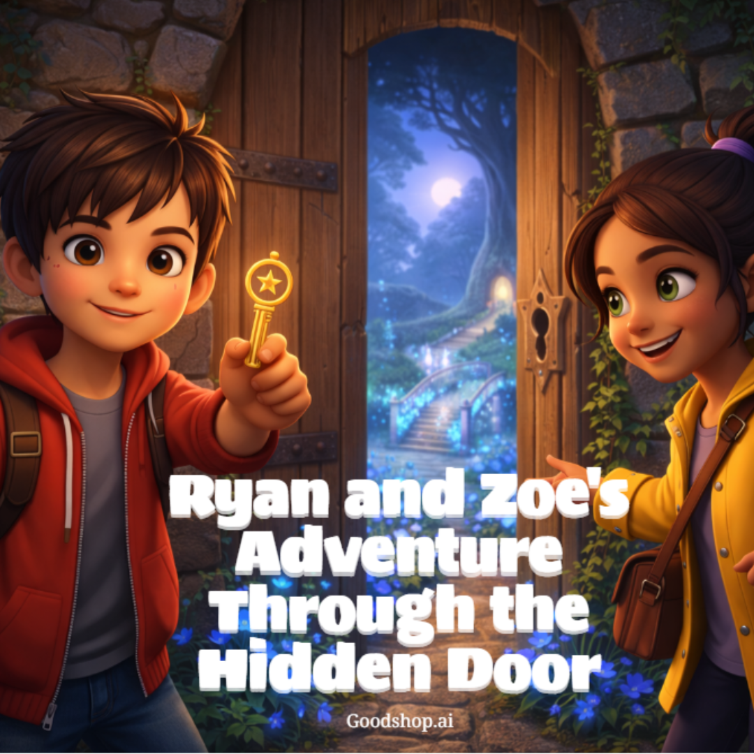 Ryan and Zoe's Adventure Through the Hidden Door