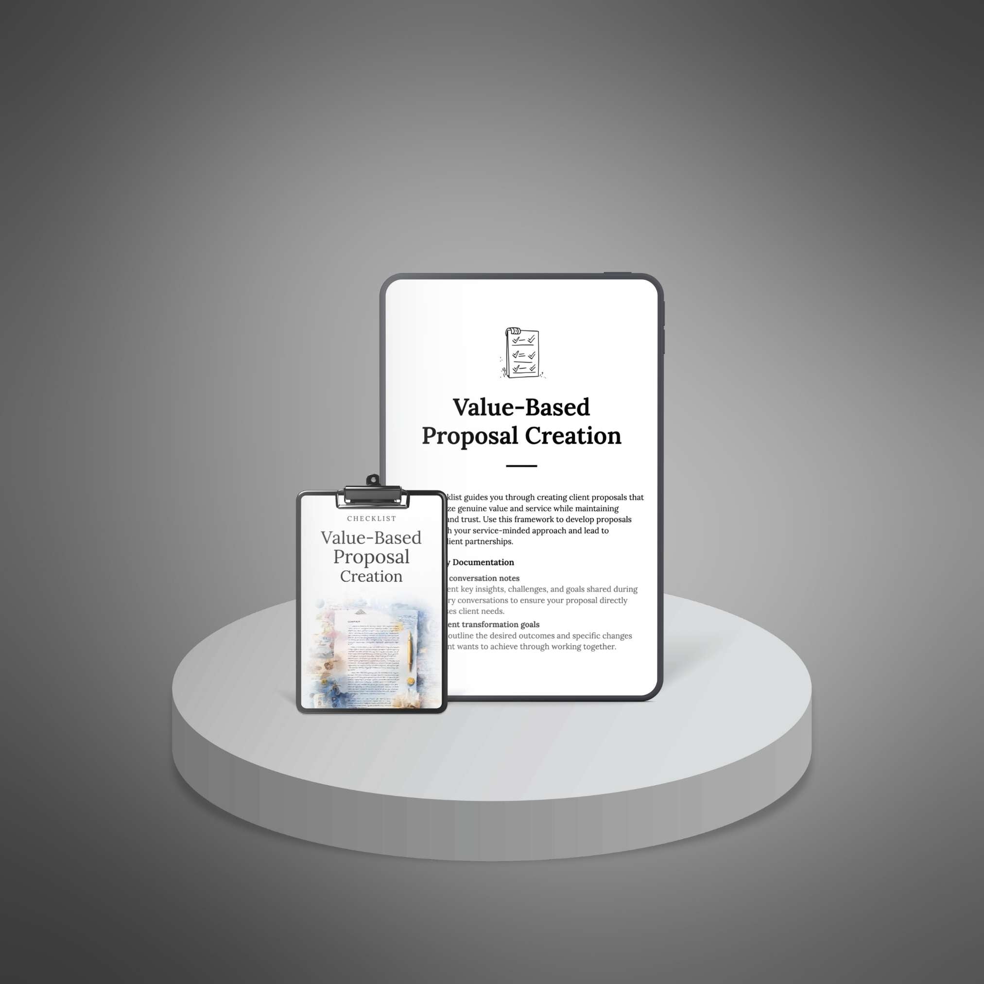 Value-Based Proposal Creation