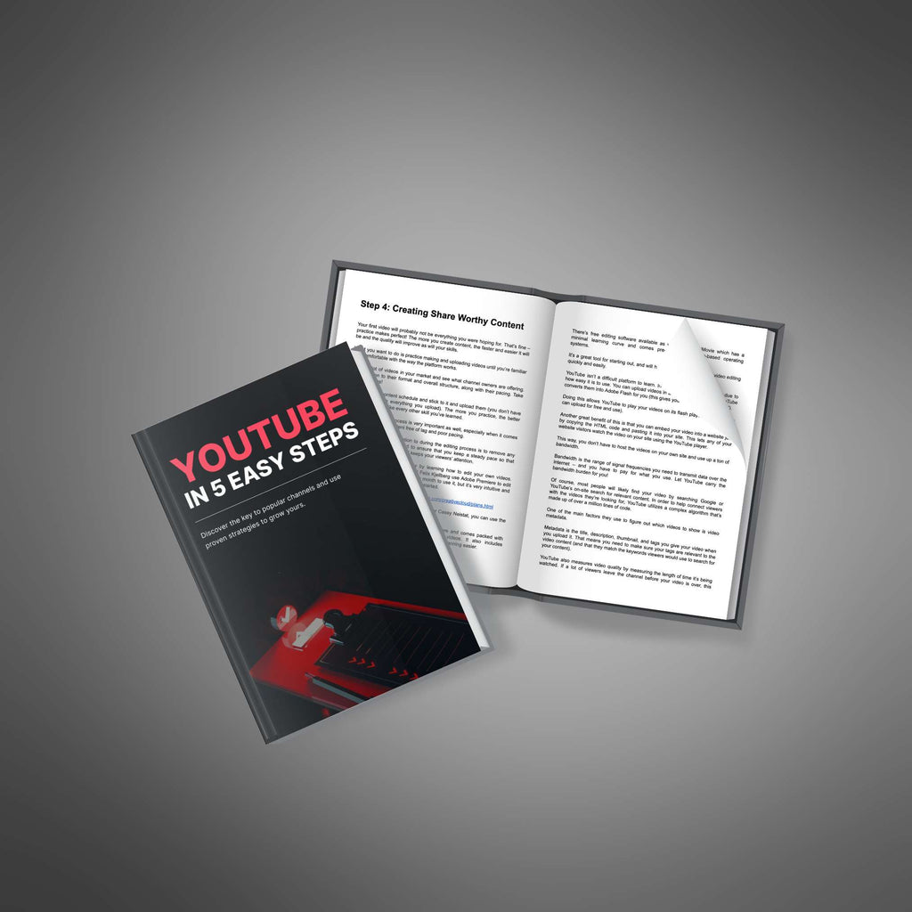 YouTube in 5 Easy Steps: Simple Guide to Build, Grow, and Succeed on YouTube
