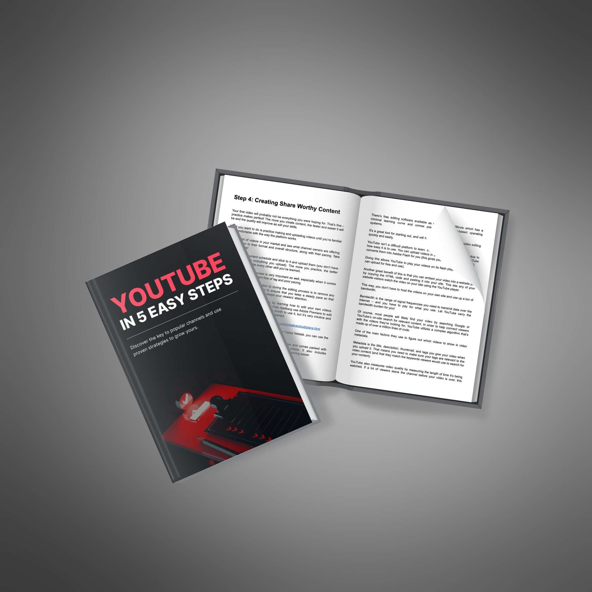 YouTube in 5 Easy Steps: Simple Guide to Build, Grow, and Succeed on YouTube