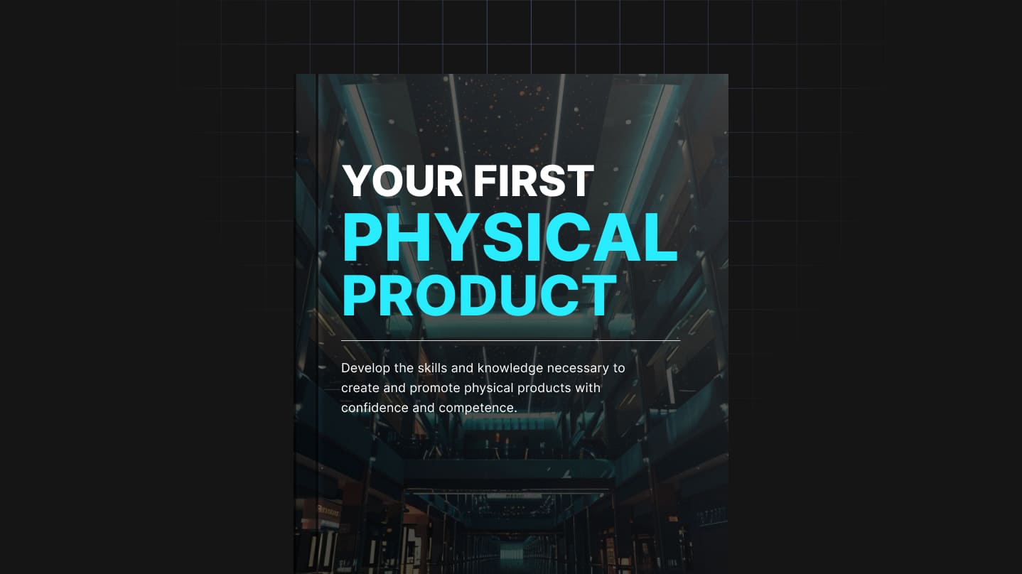 Your First Physical Product – Ebook